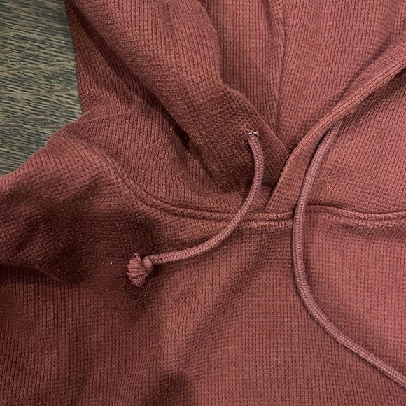 Sunday Best waffle texture cropped hoodie XS - Picture 3 of 3